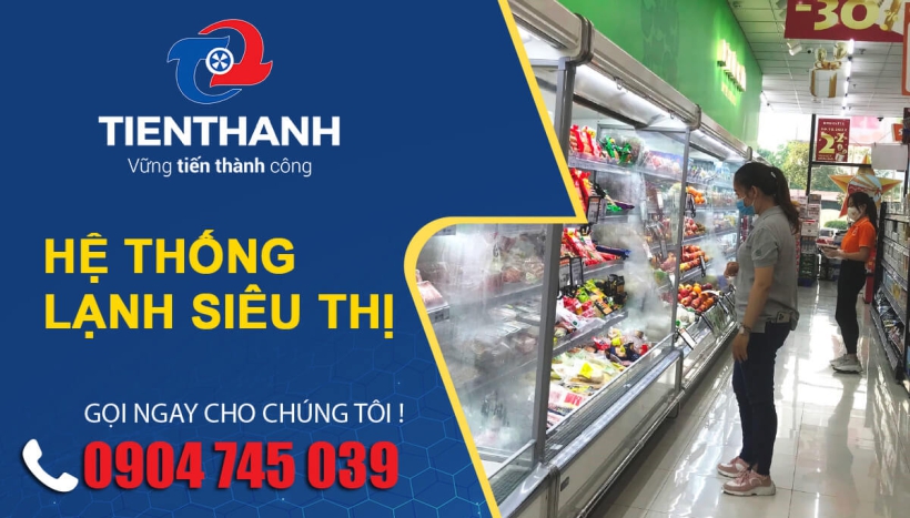 Tithaco đối tác uy tín báo giá thi công hệ thống lạnh siêu thị