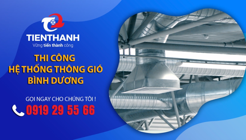 Thiết Kế Thi Công Hệ Thống Thông Gió Tại Bình Dương
