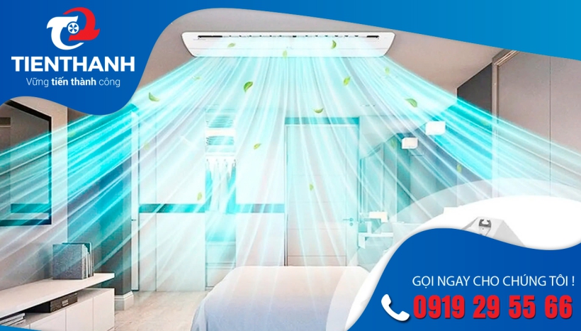 Tiết kiệm chi phí vận hành với máy lạnh giấu trần nối ống gió