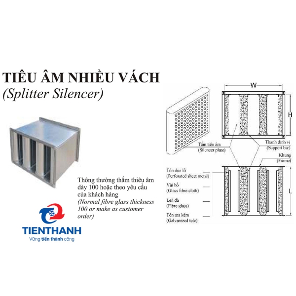 TIÊU ÂM ỐNG GIÓ VUÔNG